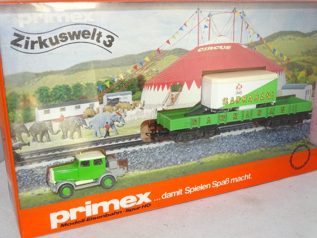 1/87 Wiking/Primex set Sarrasani Hanomag, Hobby en Vrije tijd, Ophalen of Verzenden, Nieuw, Bus of Vrachtwagen, Wiking