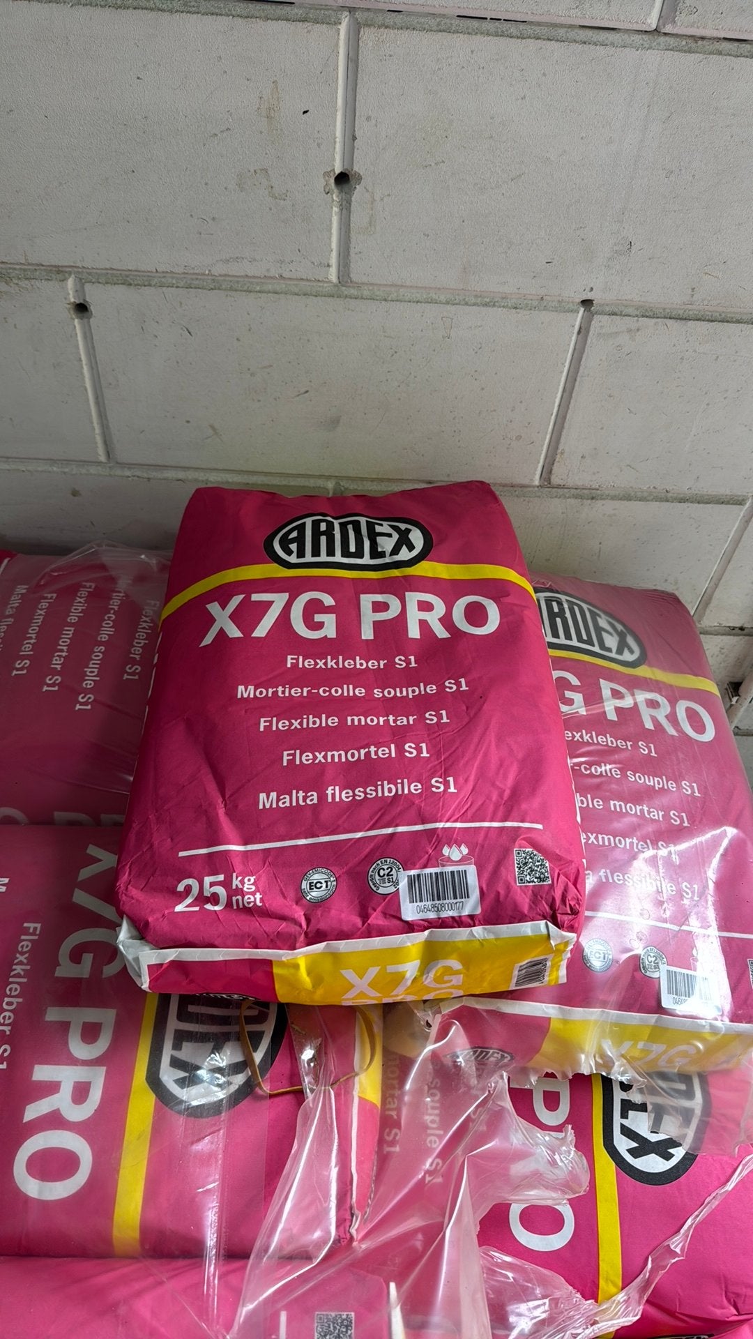 MEGA AANBIEDING Tegel lijm 25 kg ardex X7G pro, Ophalen, Nieuw, Beton, Terrastegels