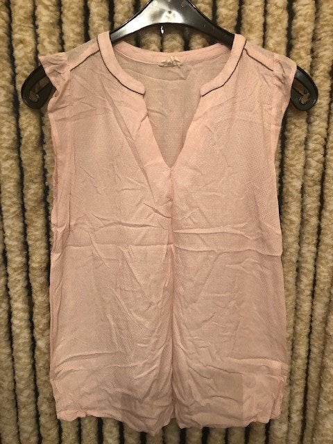 V) t74 peppercorn poederroze bloeson tuniek maat s, Maat 38/40 (M), Verzenden, Zo goed als nieuw, Roze