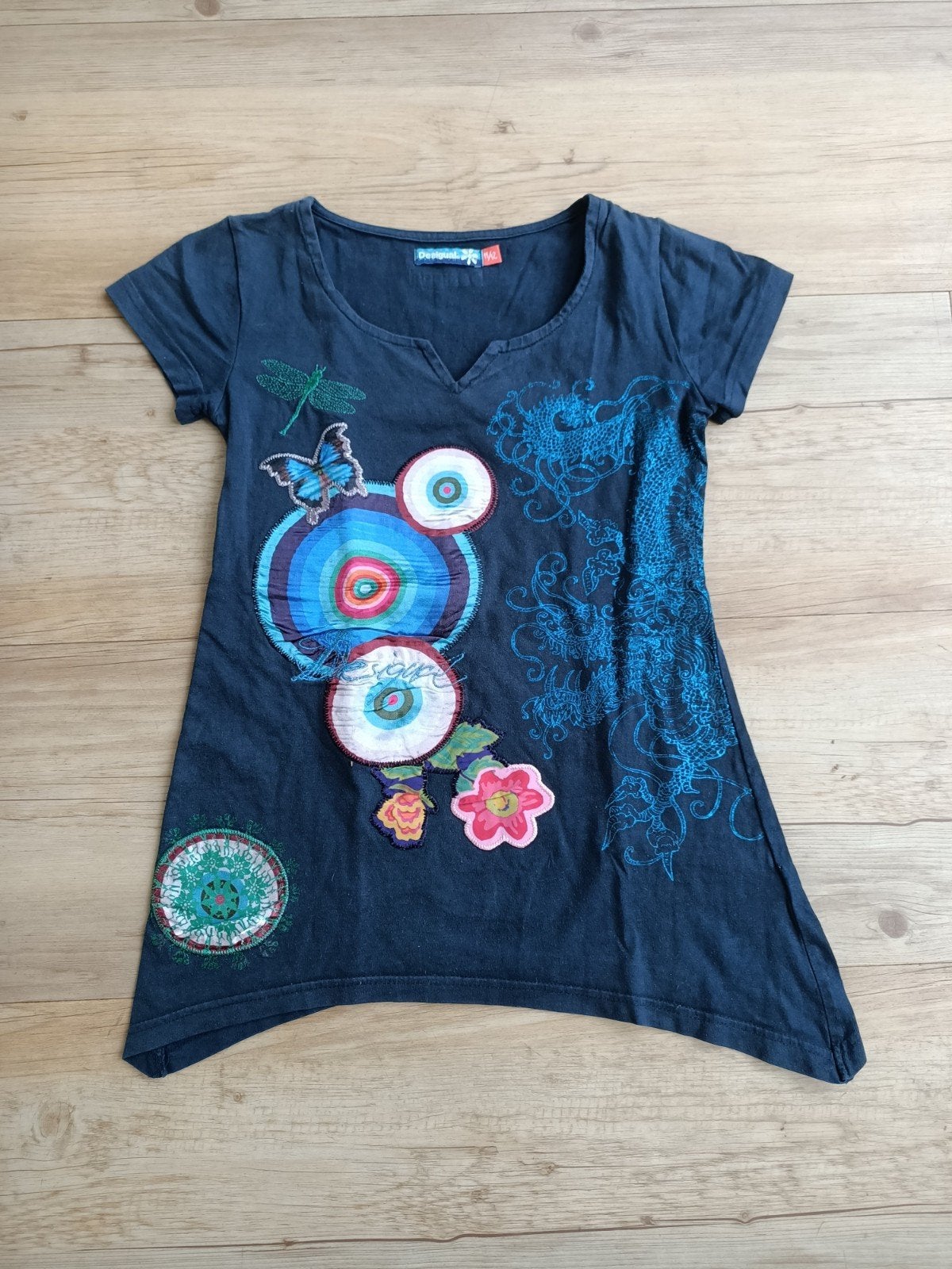 Desigual shirt maat 11/12 jaar, Ophalen of Verzenden, Gebruikt, Desigual, Meisje