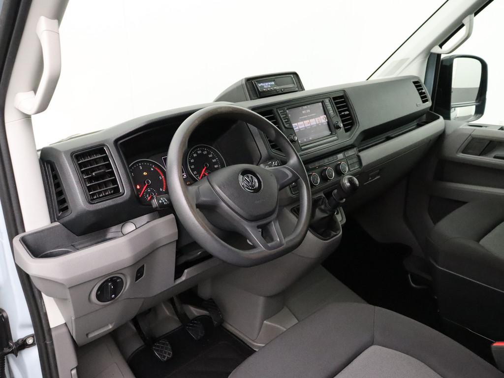 Volkswagen Crafter 2.0TDI L3H2 Dubbel lucht | 3500Kg Trekhaa, Auto's, Stof, 4 cilinders, Volkswagen, 2 stoelen