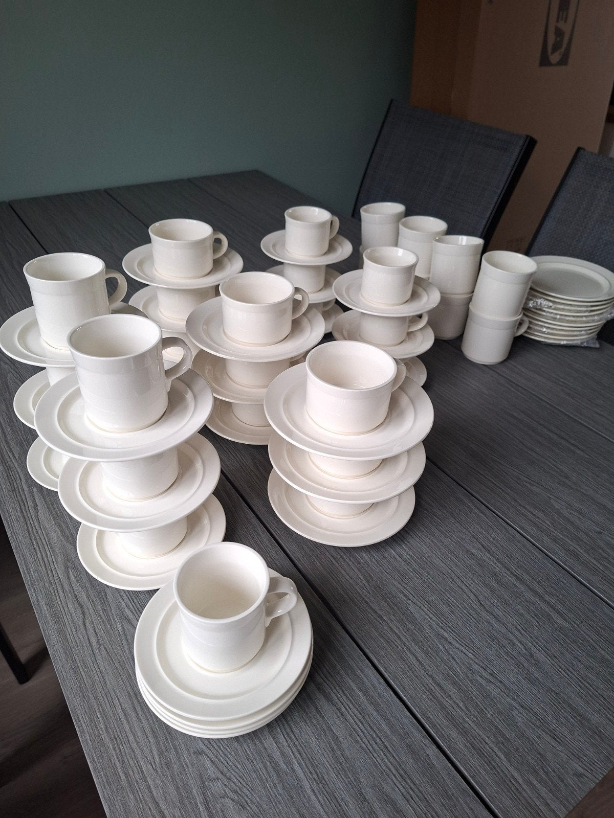 Royal Boch Koffie en thee servies, Ophalen, Porselein, Overige stijlen, Kop(pen) en/of Schotel(s)