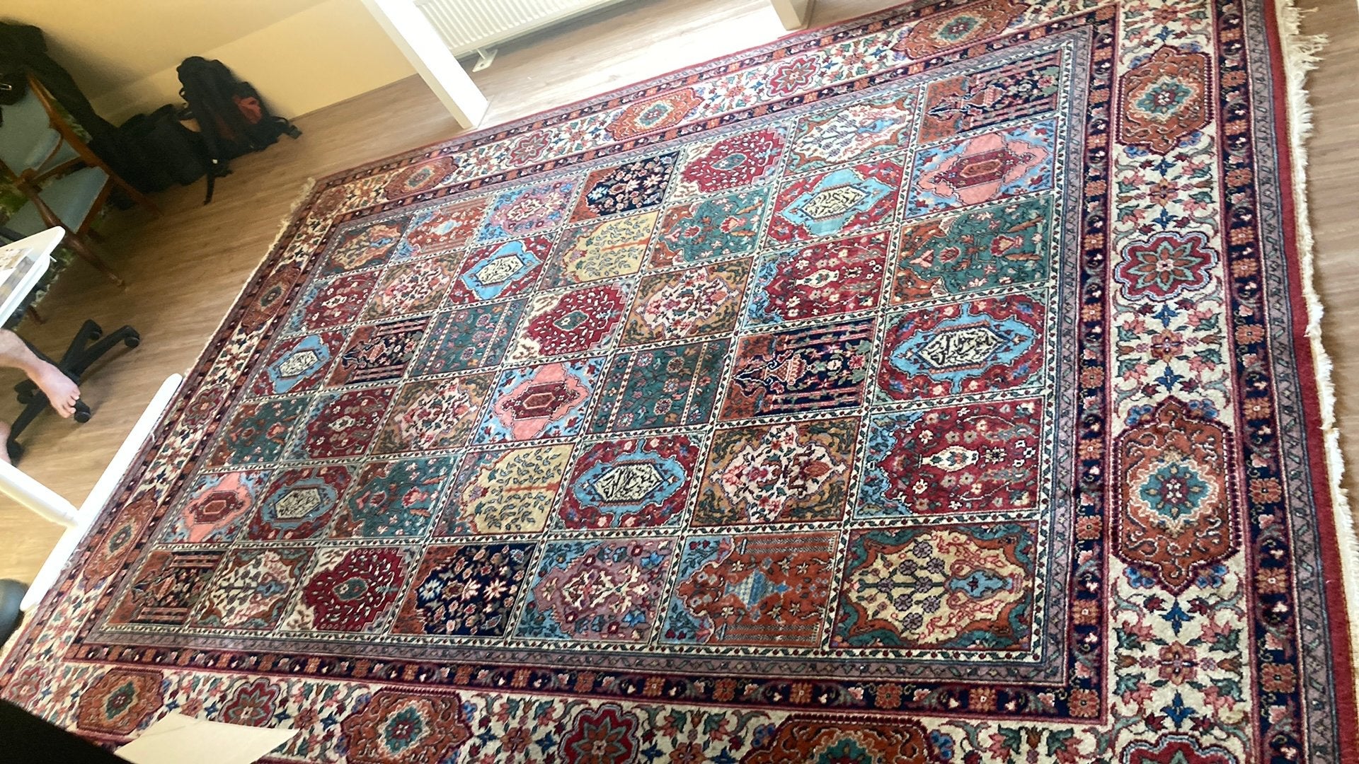 Origineel oud perzisch tapijt, Ophalen, Gebruikt, 200 cm of meer, 200 cm of meer