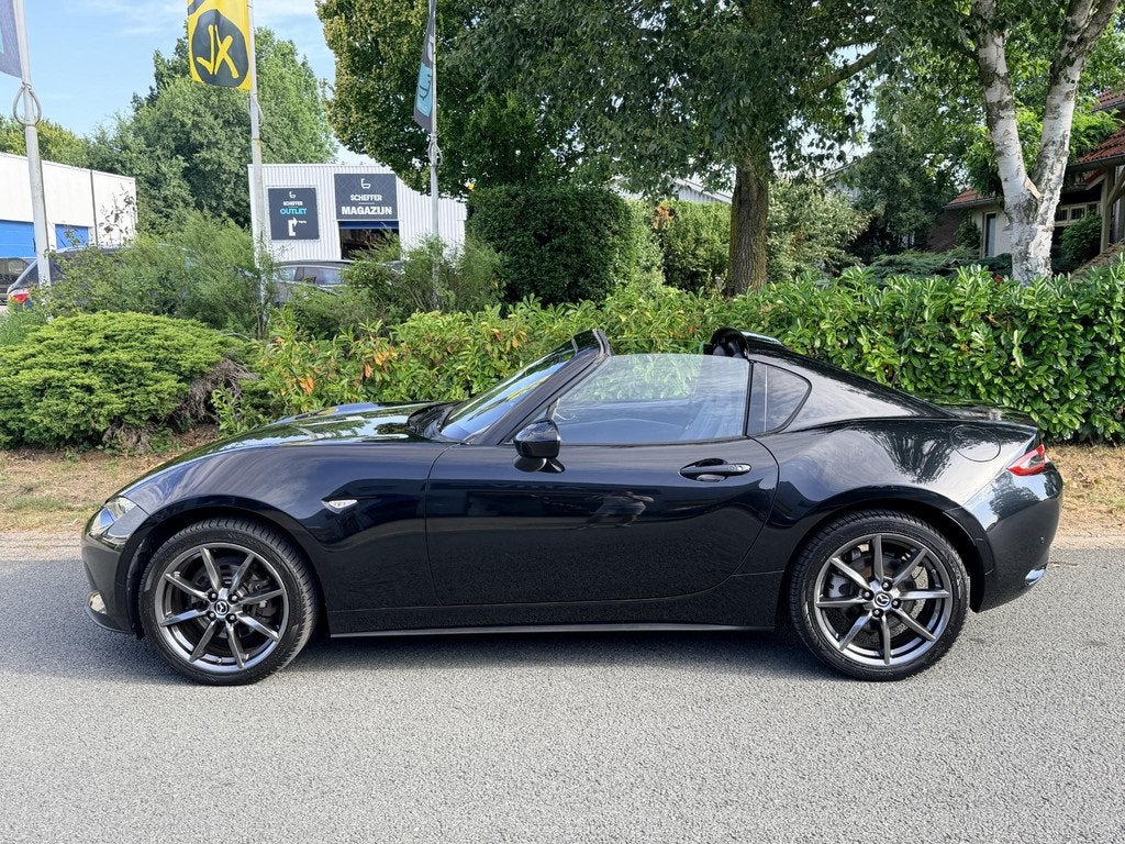 Mazda MX-5 RF 2.0 SkyActiv-G 184PK GT-M Automaat•Leder, Auto's, Mazda, Automaat, 1998 cc, Achterwielaandrijving, Gebruikt