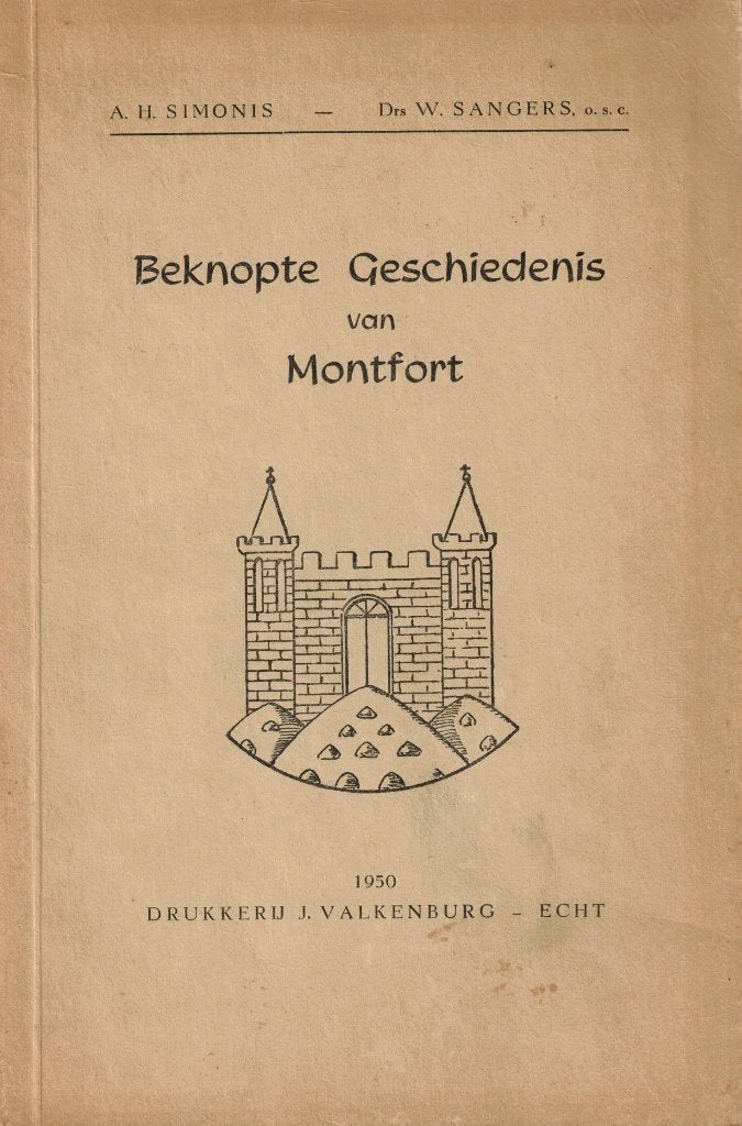 Beknopte geschiedenis van Montfort (Limburg), Boeken, Geschiedenis | Stad en Regio, Ophalen of Verzenden, Gelezen, A.Simonis & W.Sangers