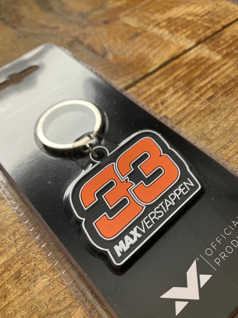 Max Verstappen Sleutelhanger Oranje Keychain Nieuw, Ophalen of Verzenden, Nieuw, Formule 1