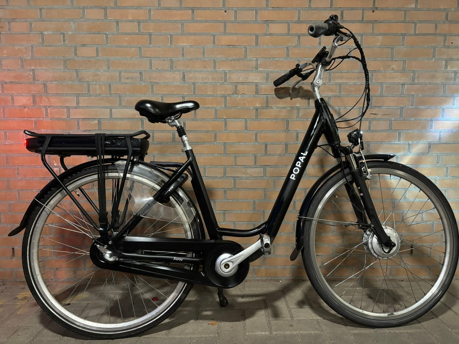 Popal elektrische fiets. nieuwe accu, Ophalen, Gebruikt, 50 km per accu of meer, Overige merken