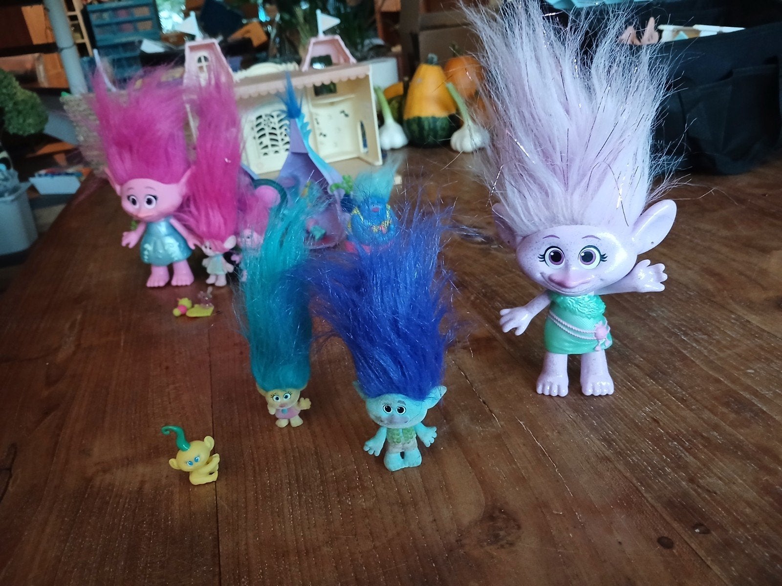 verzameling Trolls speelgoed met accessoires, Ophalen of Verzenden, Gebruikt, Overige typen