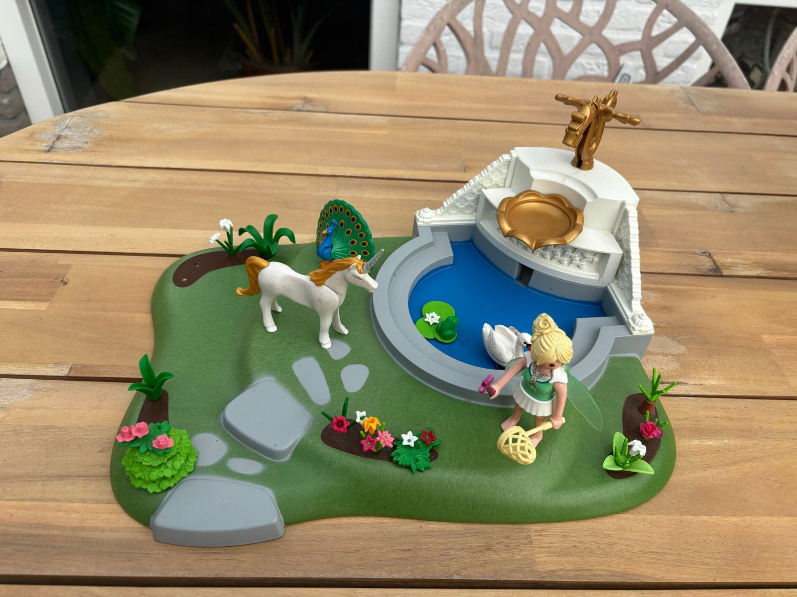 Playmobil Feeën Eenhoorn Bron met Fee en Dieren, Complete set, Fantasy, Overige typen, Ophalen of Verzenden