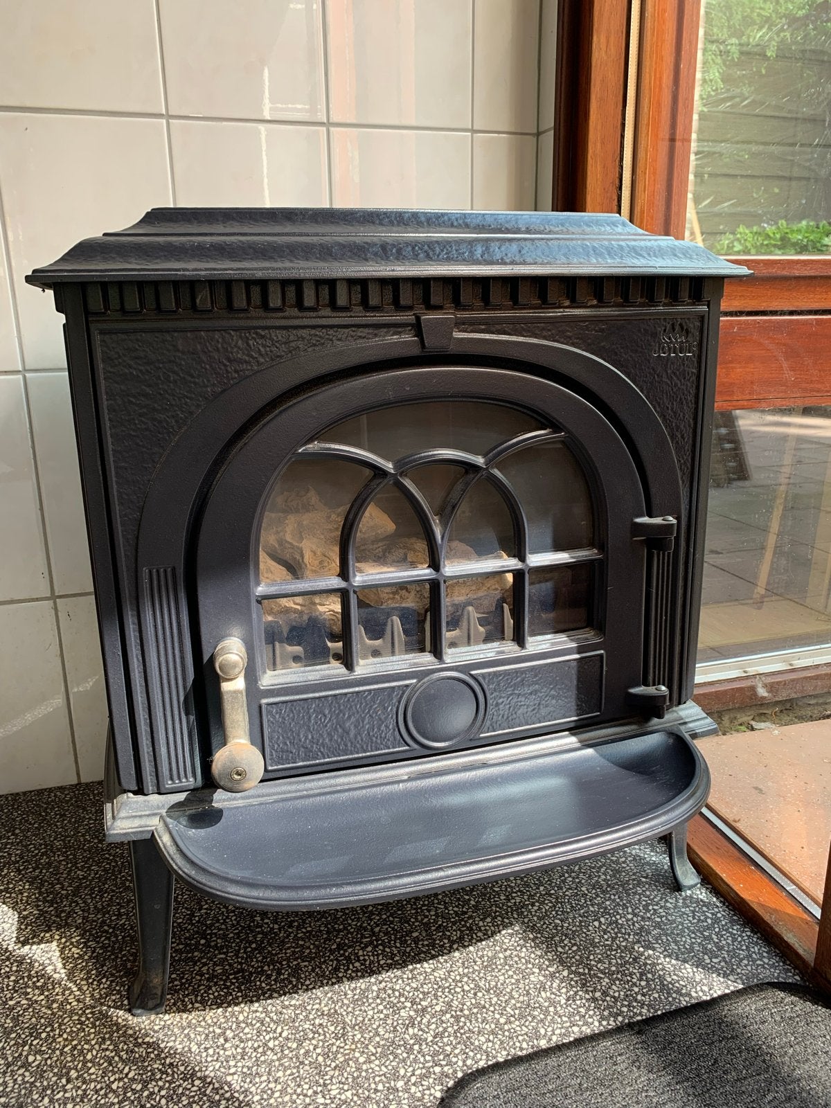 Jotul gaskachel- Klassiek design, efficiënte warmte, Ophalen, Gebruikt, Gas, Vrijstaand