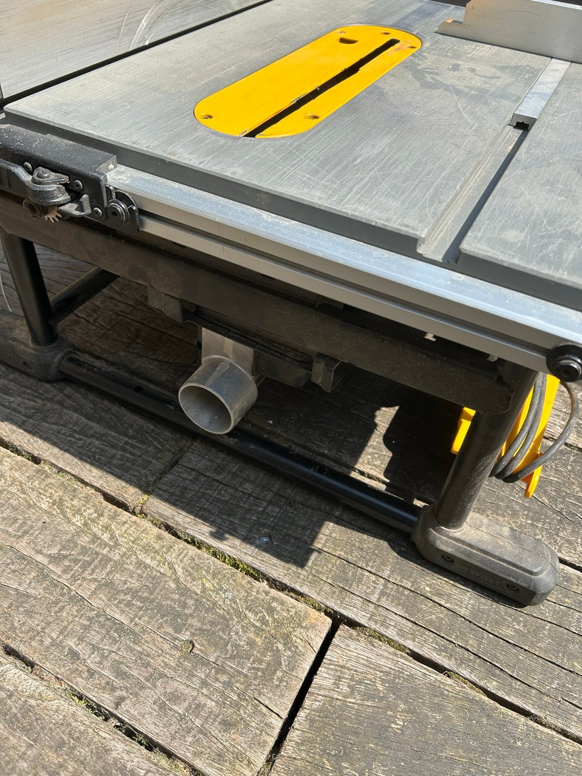 DeWalt DWE7492-QS Tafelzaag - 2000W, 77mm zaagdiepte, Ophalen, Gebruikt, Cirkelzaag, Dewalt