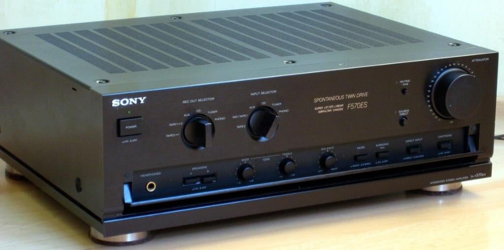 Sony TA-F570ES Versterker ES series Zwart!, Audio, Tv en Foto, Stereo-sets, Ophalen of Verzenden