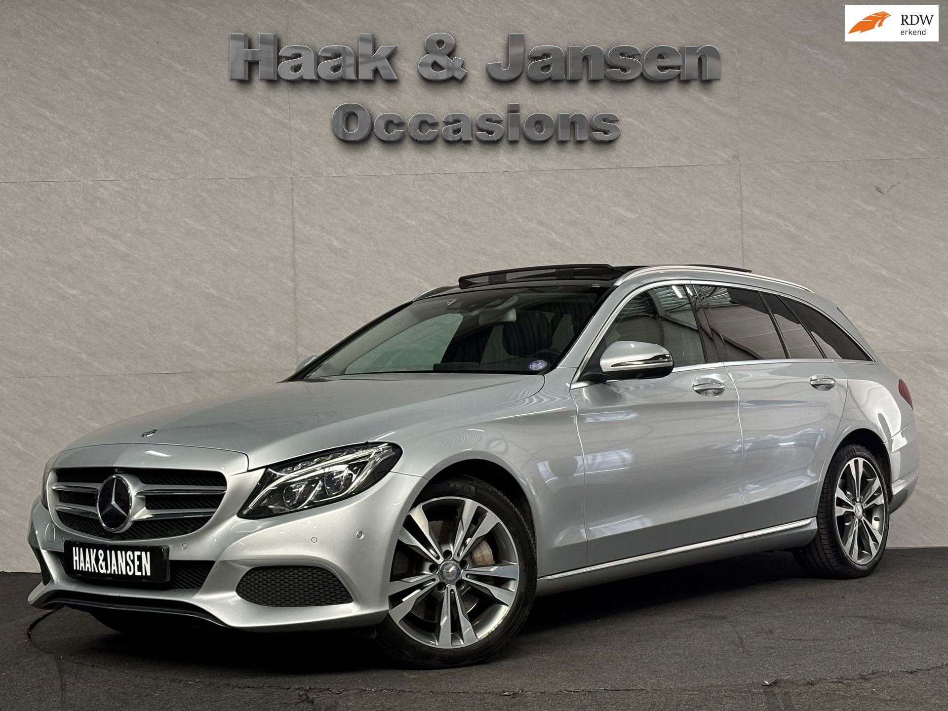 Mercedes-Benz C-klasse Estate 350 e Burmester EXPORT HANDEL, Auto's, Automaat, Gebruikt, Zwart, 48 km/l