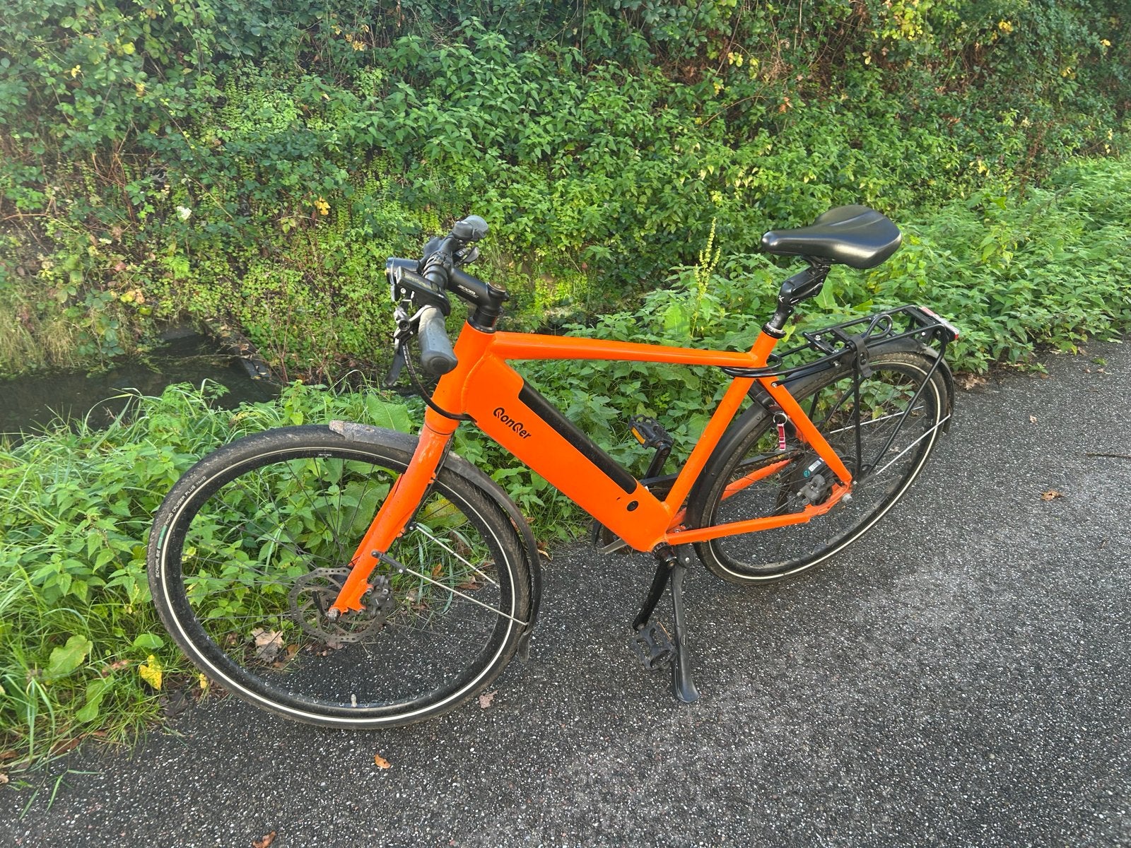 Lichtgewicht Conqer e-bike, Gebruikt, 51 tot 55 cm, 50 km per accu of meer, Ophalen