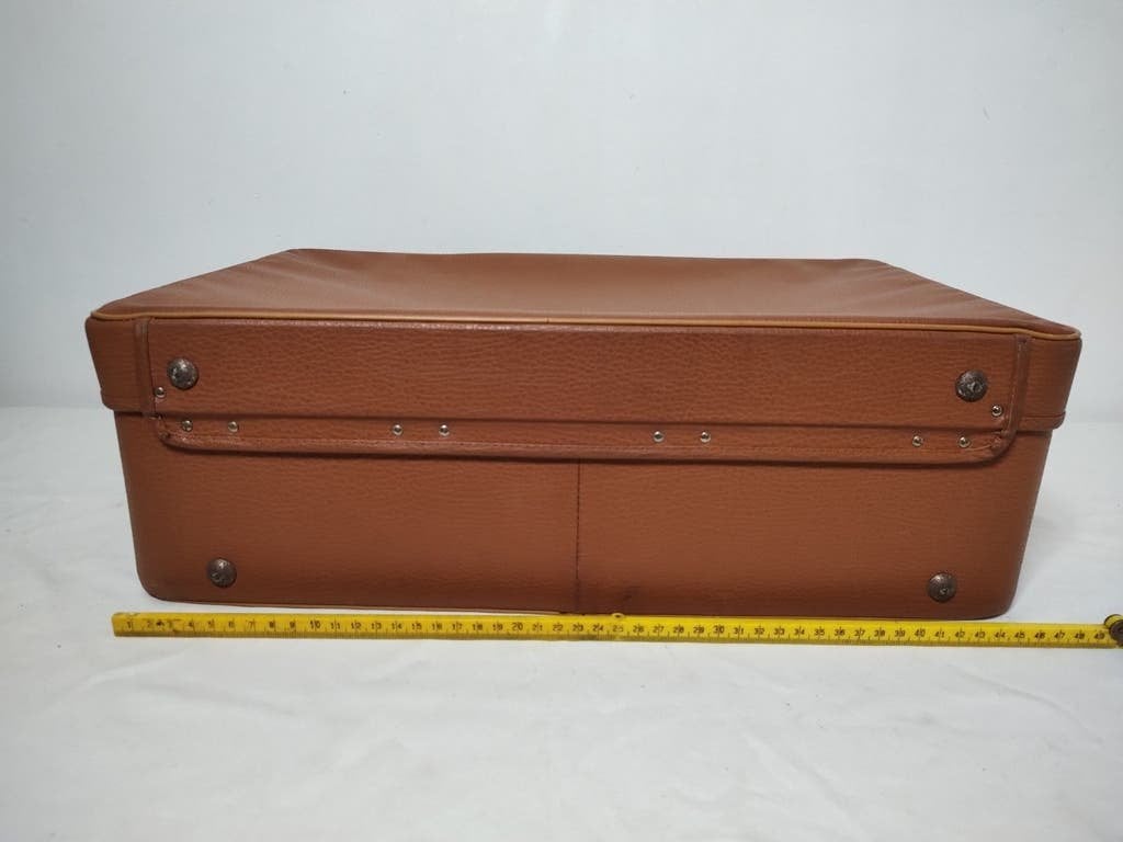 K736 VINTAGE jaren 50 koffer zeer fraai, Overige materialen, Gebruikt, Onbekend, Minder dan 50 cm