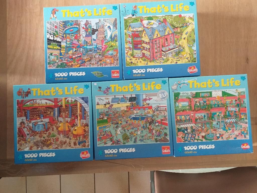 that's life puzzels, Hobby en Vrije tijd, Ophalen of Verzenden, 500 t/m 1500 stukjes, Zo goed als nieuw, Legpuzzel