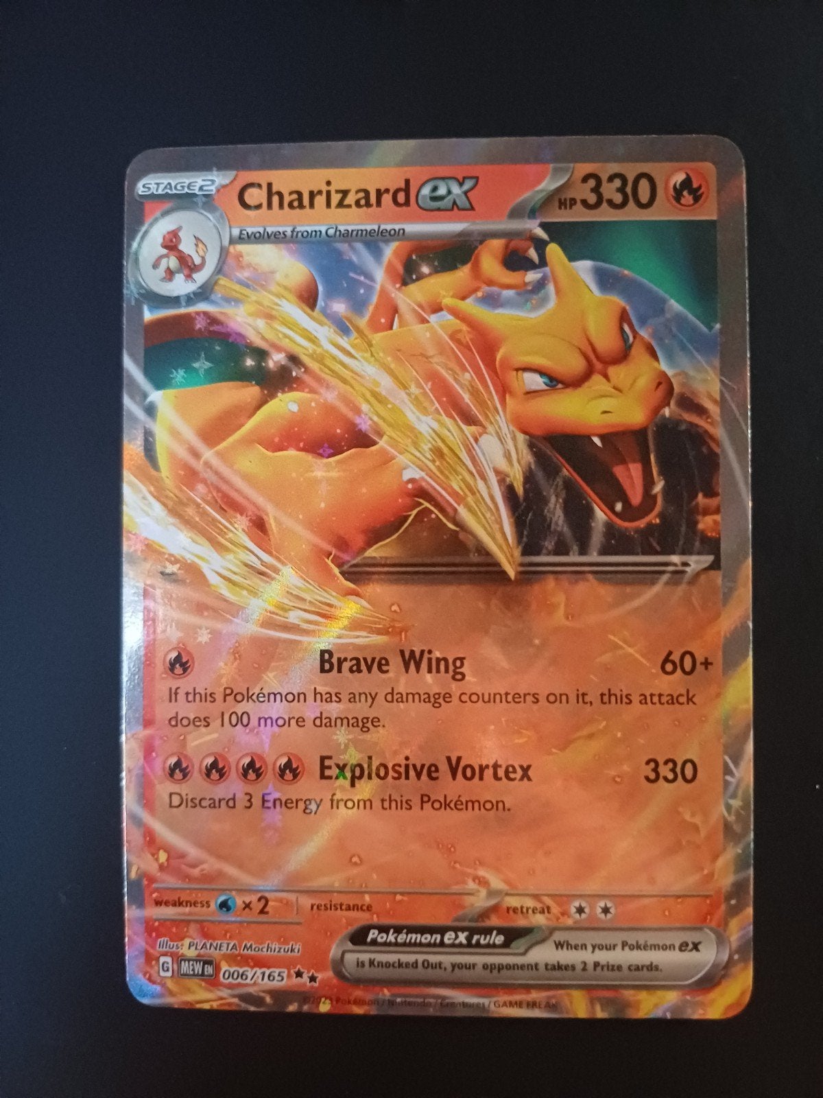 Charizard ex (MEW 006)
151, Ophalen of Verzenden, Zo goed als nieuw