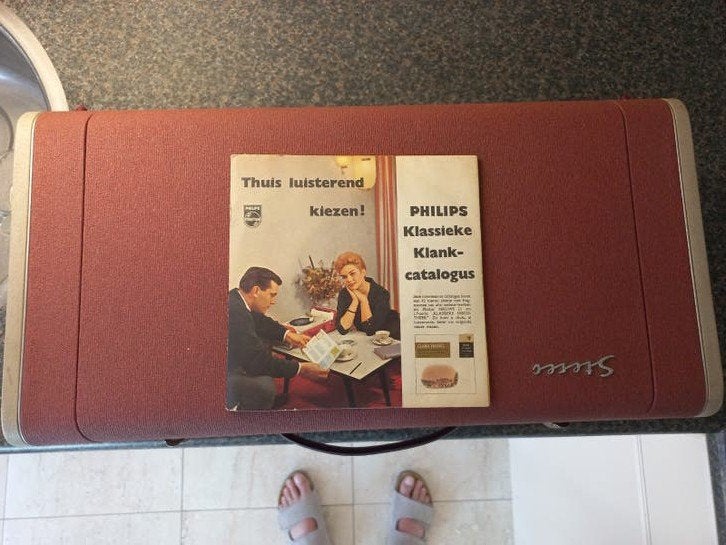 Philips  pick-up, Antiek en Kunst, Antiek | Tv's en Audio, Ophalen of Verzenden