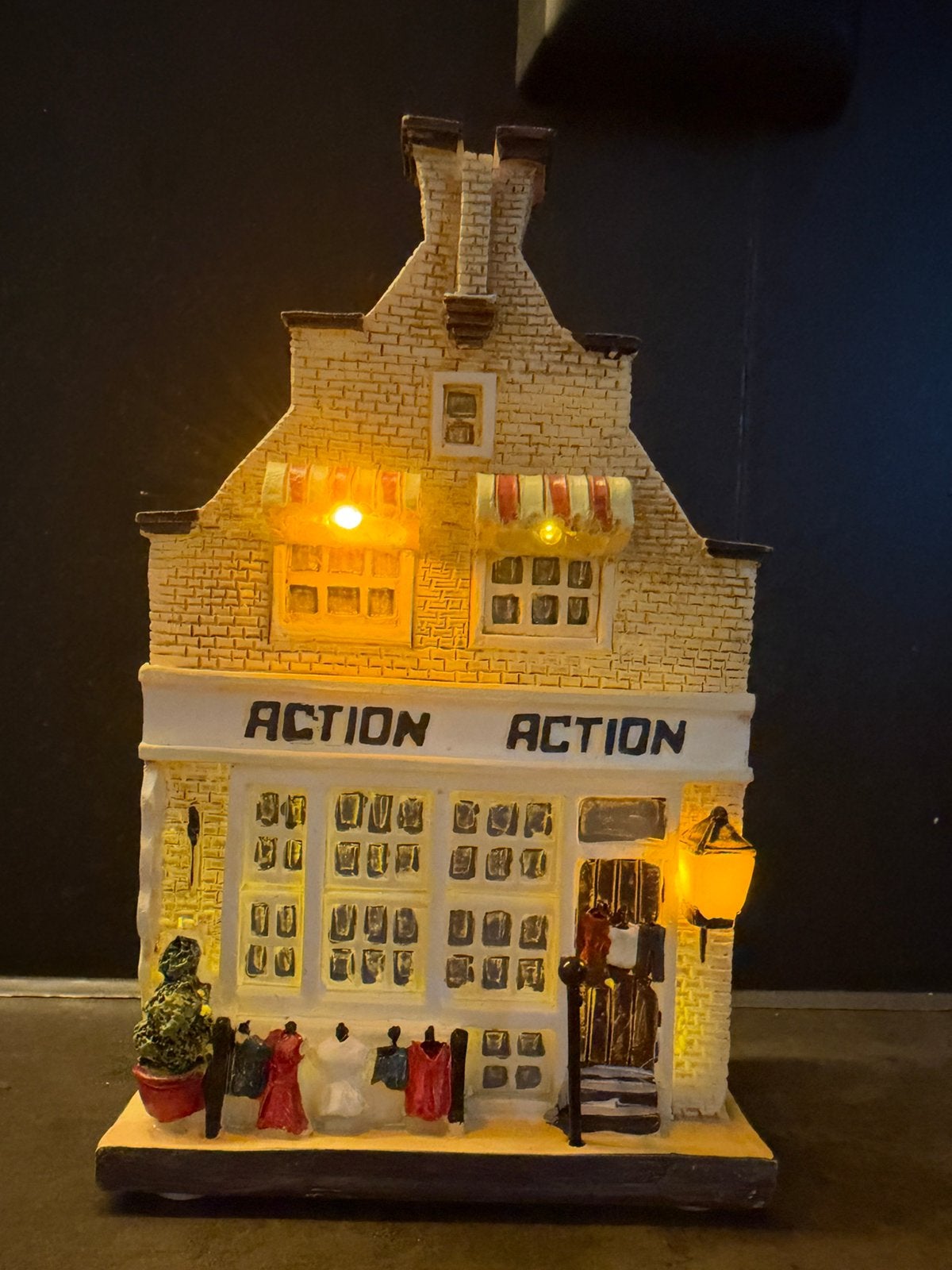 Kersthuisje action winkeltje, Diversen, Ophalen of Verzenden, Zo goed als nieuw