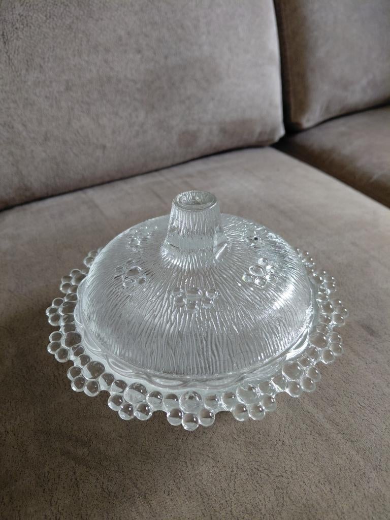 Glazen bonbonschaaltje met deksel, Ophalen of Verzenden