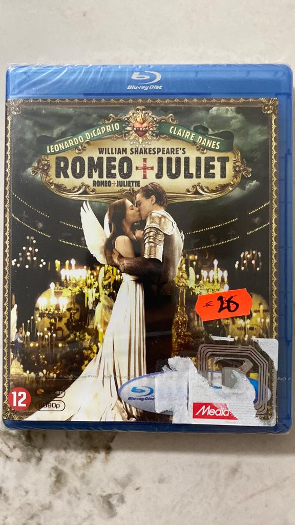 Romeo + juliet blu ray NL versie NIEUW, Ophalen of Verzenden, Nieuw in verpakking, Avontuur