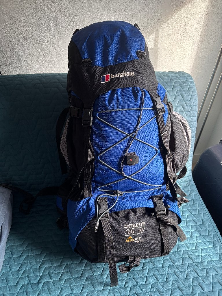 BERGHAUS ANTAEUS 65+10 en een Karrimor Panther 65L rugzak +, Ophalen, Gebruikt, Rugzak