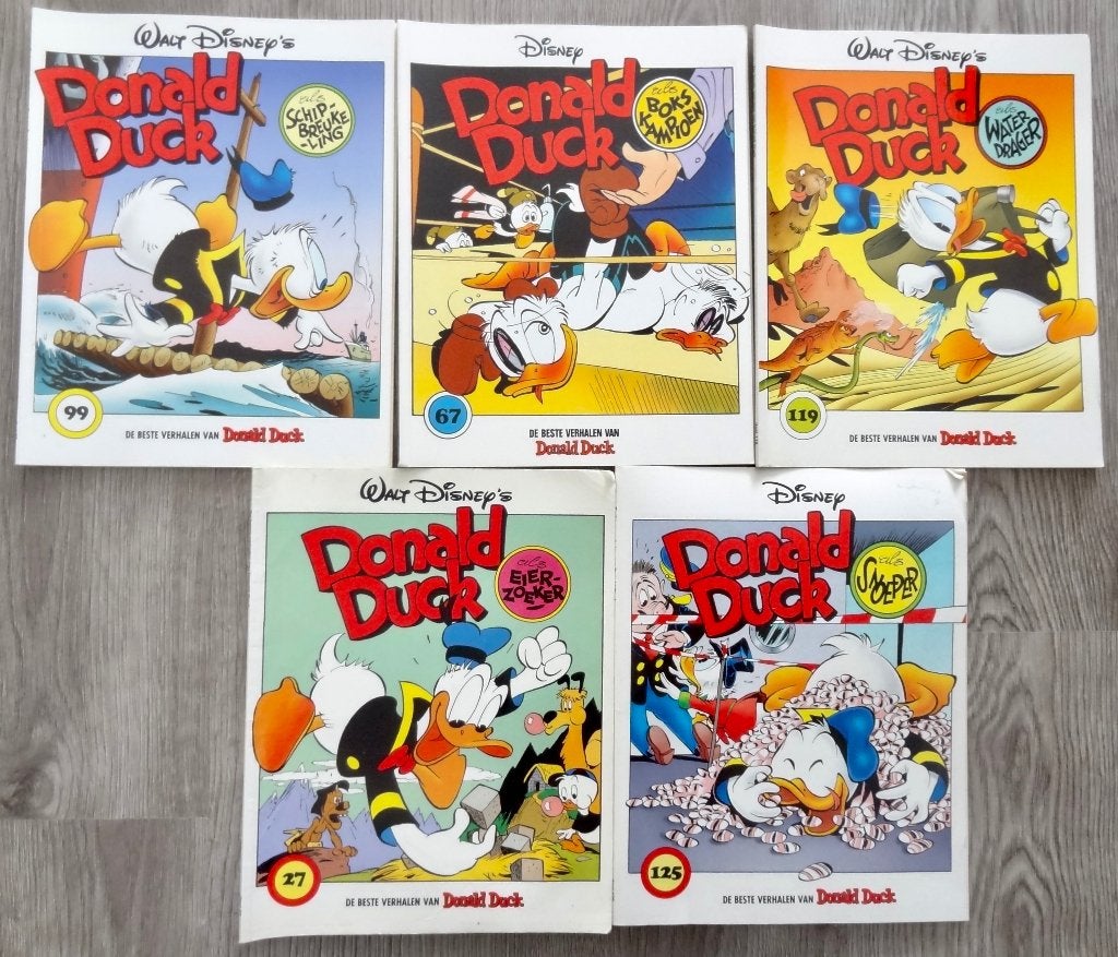 De beste verhalen van Donald Duck, diverse nummers, Meerdere stripboeken, Ophalen of Verzenden, Zo goed als nieuw