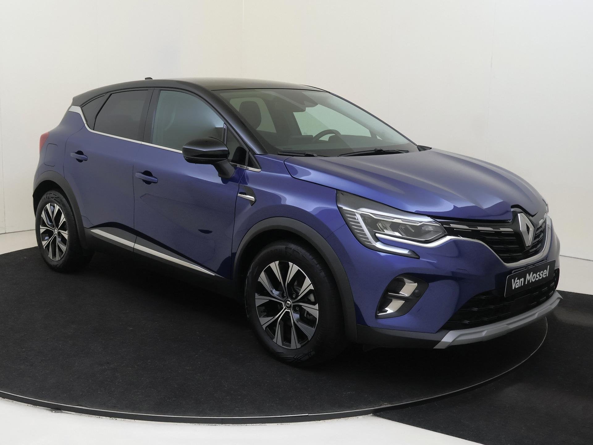 Renault Captur 1.6 E-Tech full hybrid 145 techno Btw | AUTOM, Auto's, 12 maanden, Gebruikt, 4 cilinders, Blauw
