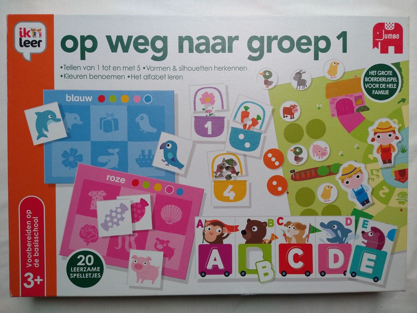 Jumbo Ik leer: Op weg naar groep 1 - Educatief spel, Ophalen of Verzenden