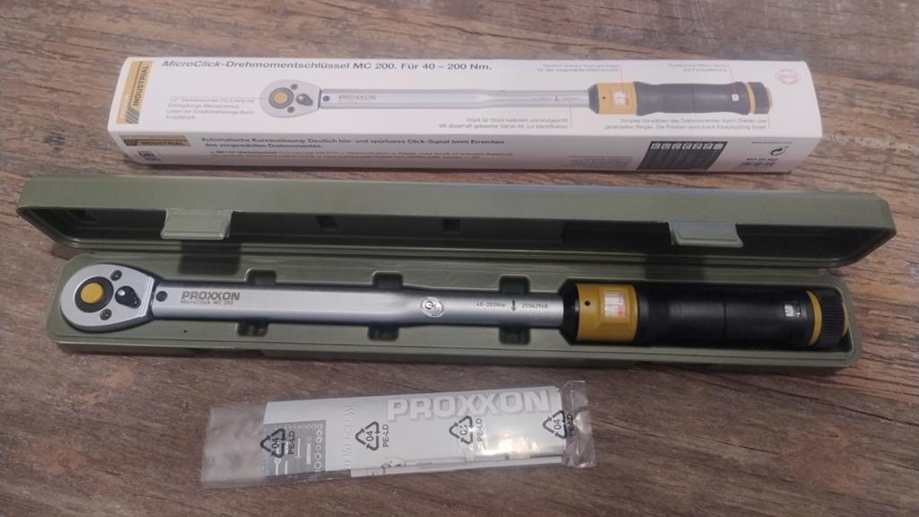 Proxxon MicroClick MC 200 momentsleutel 40 - 200 Nm, Ophalen of Verzenden, Nieuw