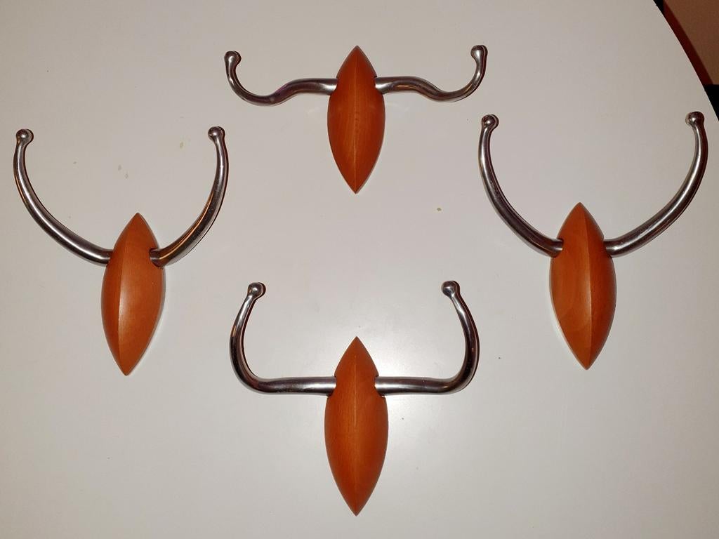 Design kapstok haken A. Kourilsky voor Habitat 1993 x4, Antiek en Kunst, Kunst | Designobjecten, Ophalen