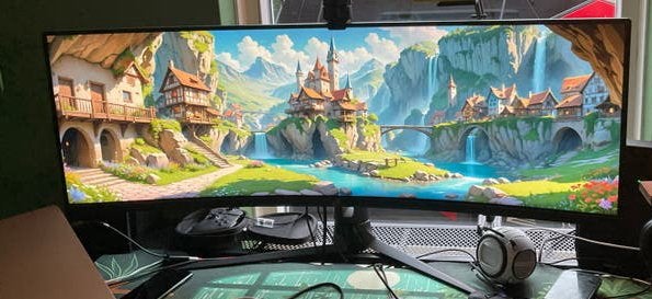 ASUS ROG STRIX Curved XG43VQ Super Ultra-Wide, Ophalen, IPS, 101 t/m 150 Hz, Curved
