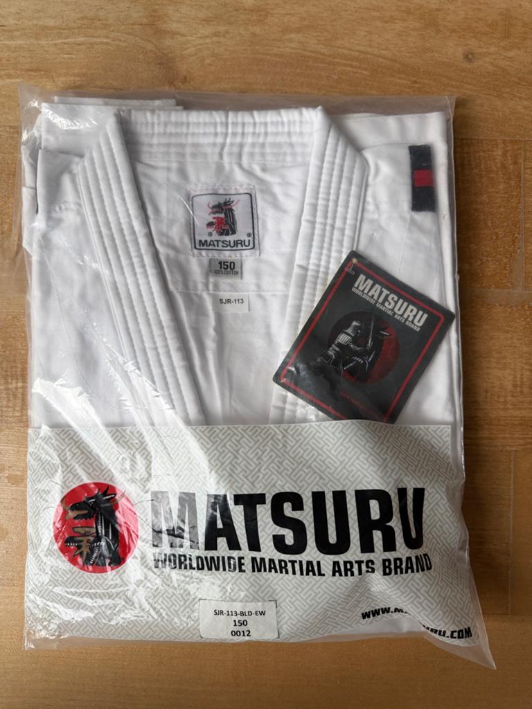 Nieuw Matsuru Judo/Karate Pak Maat 150, Judo, Nieuw, Vechtsportpak, Maat M