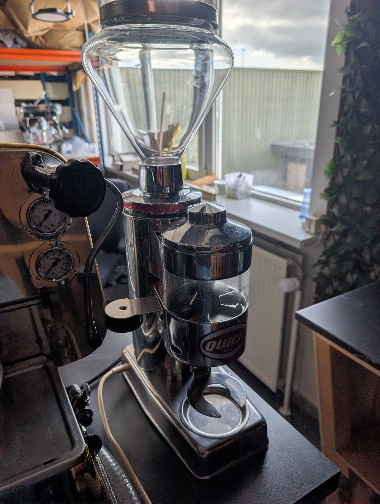 Vintage Bonenmaler QuickMill Omre, Witgoed en Apparatuur, Ophalen, Gebruikt, Koffiemachine, Gemalen koffie
