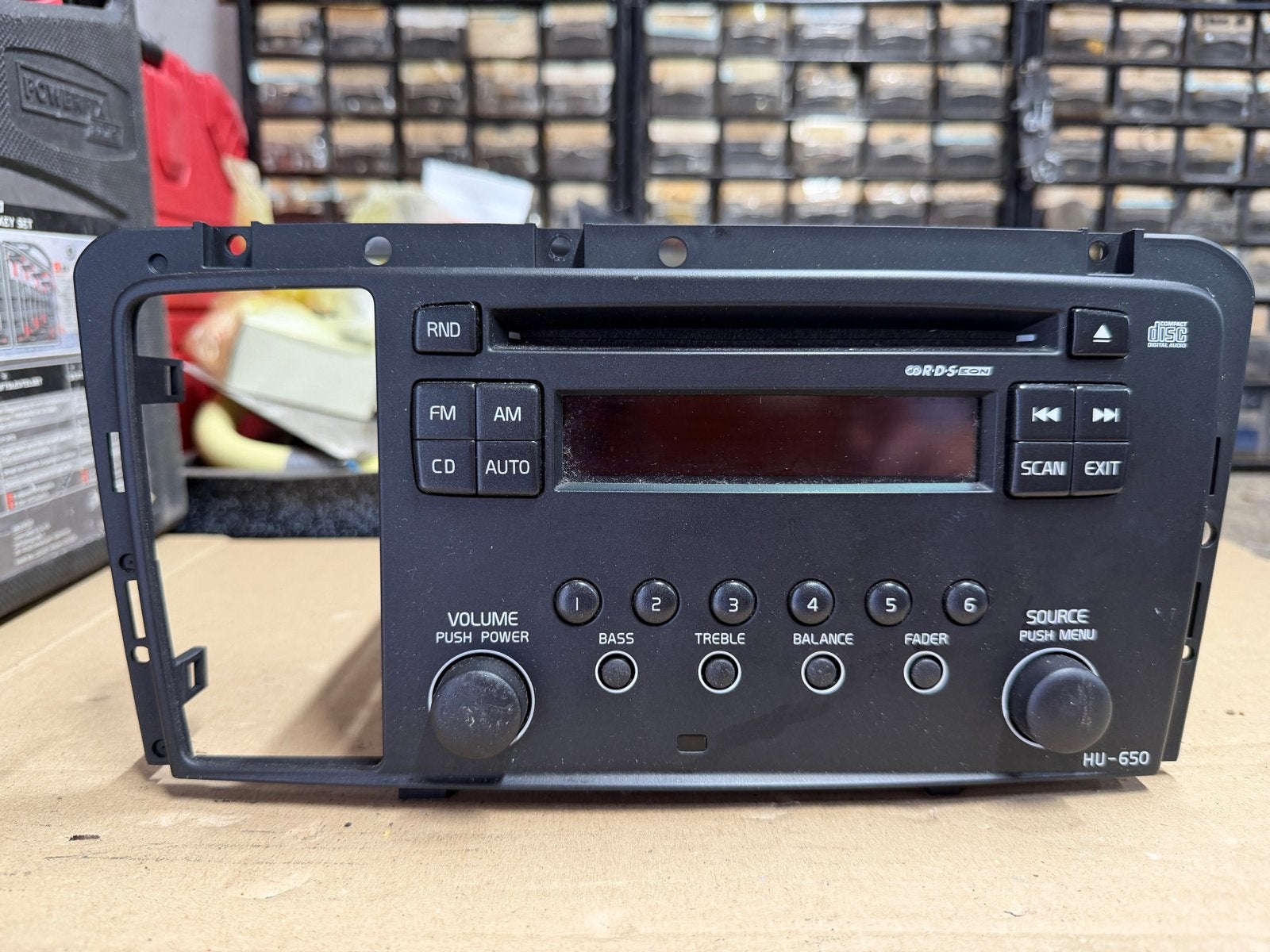 Volvo HU-650 Autoradio CD-speler - Origineel, Ophalen of Verzenden, Gebruikt