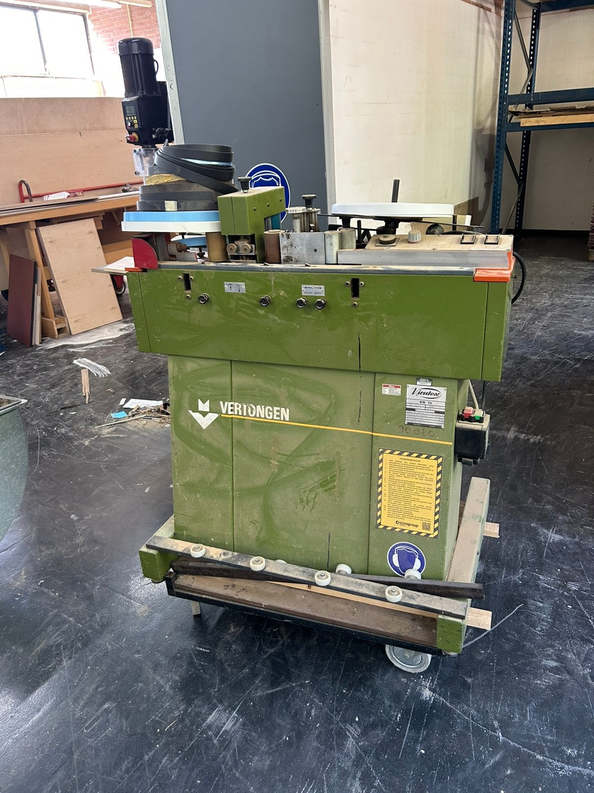 Vertongen EB 15 kantenband machine, Ophalen, Gebruikt, 1200 watt of meer, Overige typen