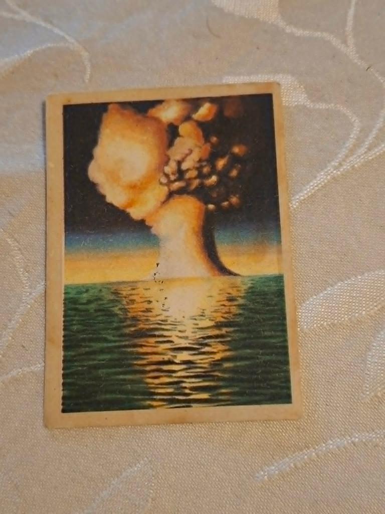 Prentje/Chromo : De atoombom / Chocolade Jacques, Gebruikt, Verzenden, Voor 1940, Prent