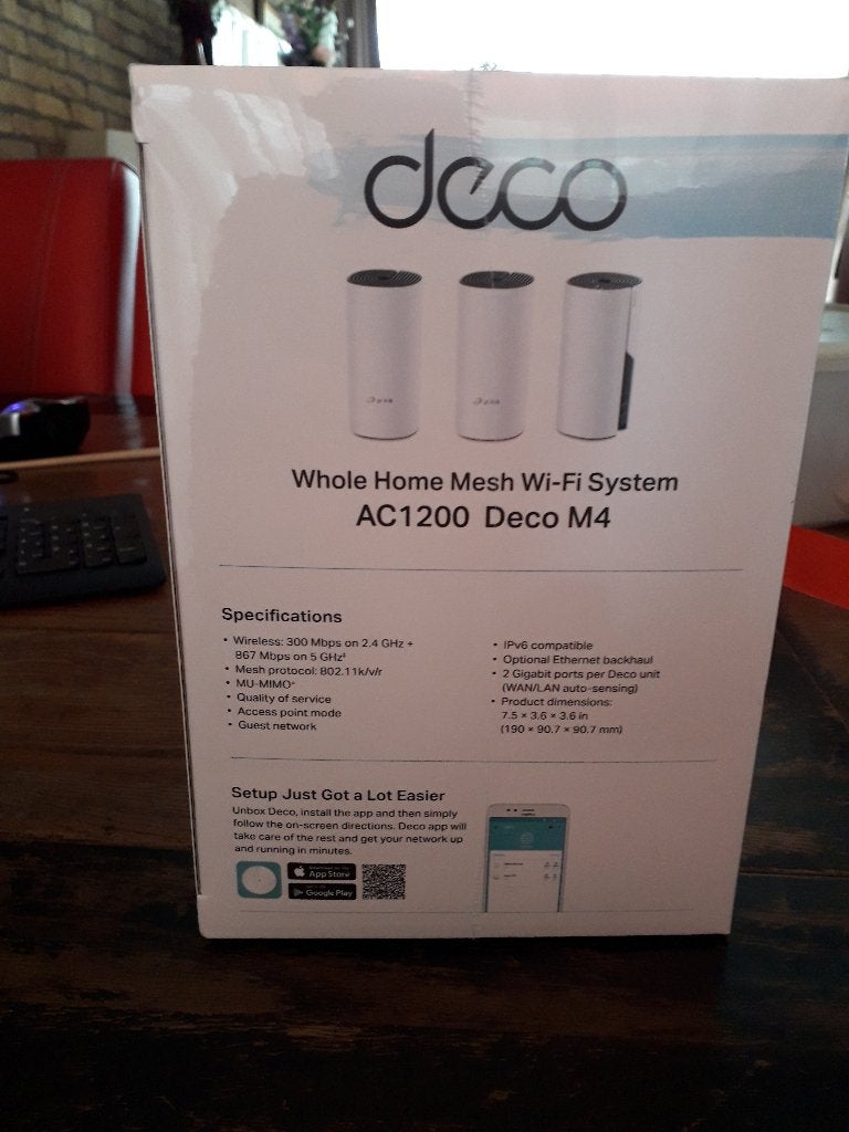 deco whole home mesh wi-fi systeem ac 1200 decom4, Computers en Software, Routers en Modems, Ophalen of Verzenden, Nieuw, TP-Link