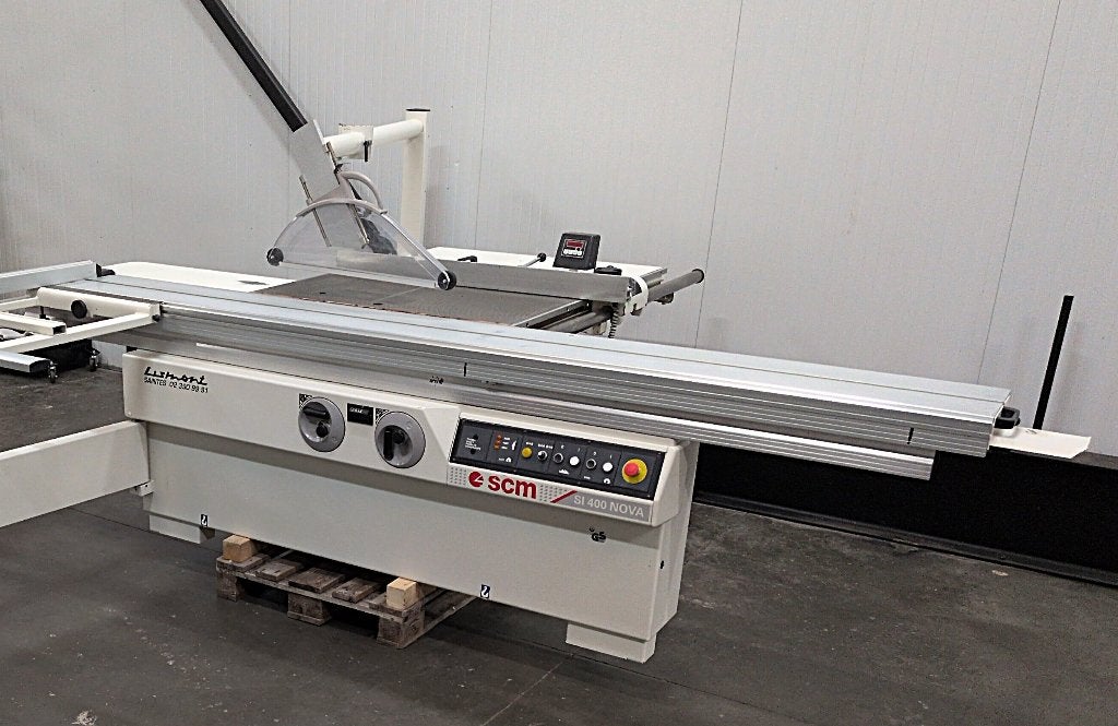 SCM SI400 nova, formaatzaag, platenzaag, paneelzaag, Doe-het-zelf en Verbouw, Gereedschap | Zaagmachines, Gebruikt, Cirkelzaag