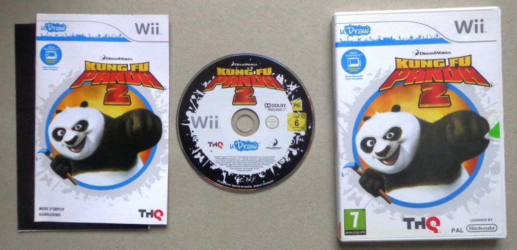U Draw Kung Fu Panda 2 voor de Nintendo Wii Compleet, Puzzel en Educatief, 1 speler, Ophalen of Verzenden, Zo goed als nieuw