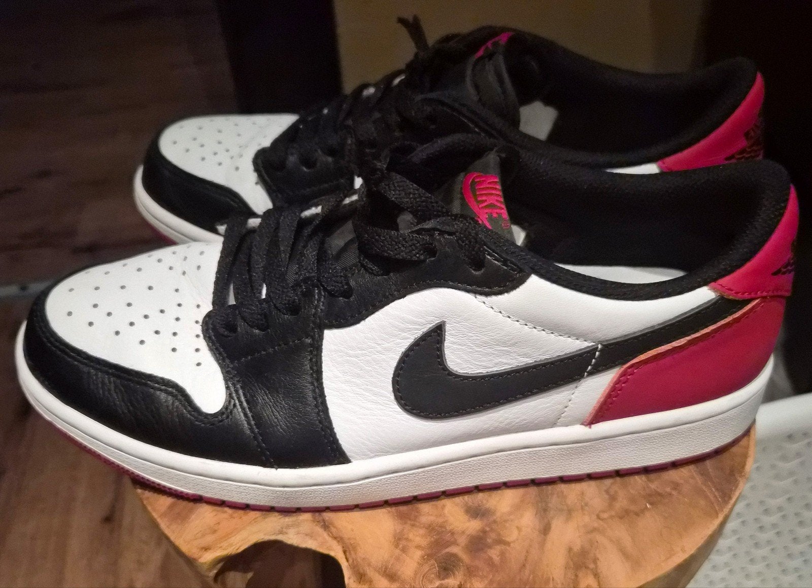 Nike jordan low OG black toe maat 43, Kleding | Heren, Schoenen, Ophalen of Verzenden, Zwart