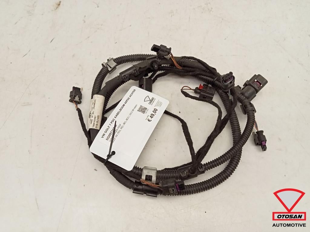 VW Golf 7 PDC Kabelboom 4xPDC Achter 5G0971104F