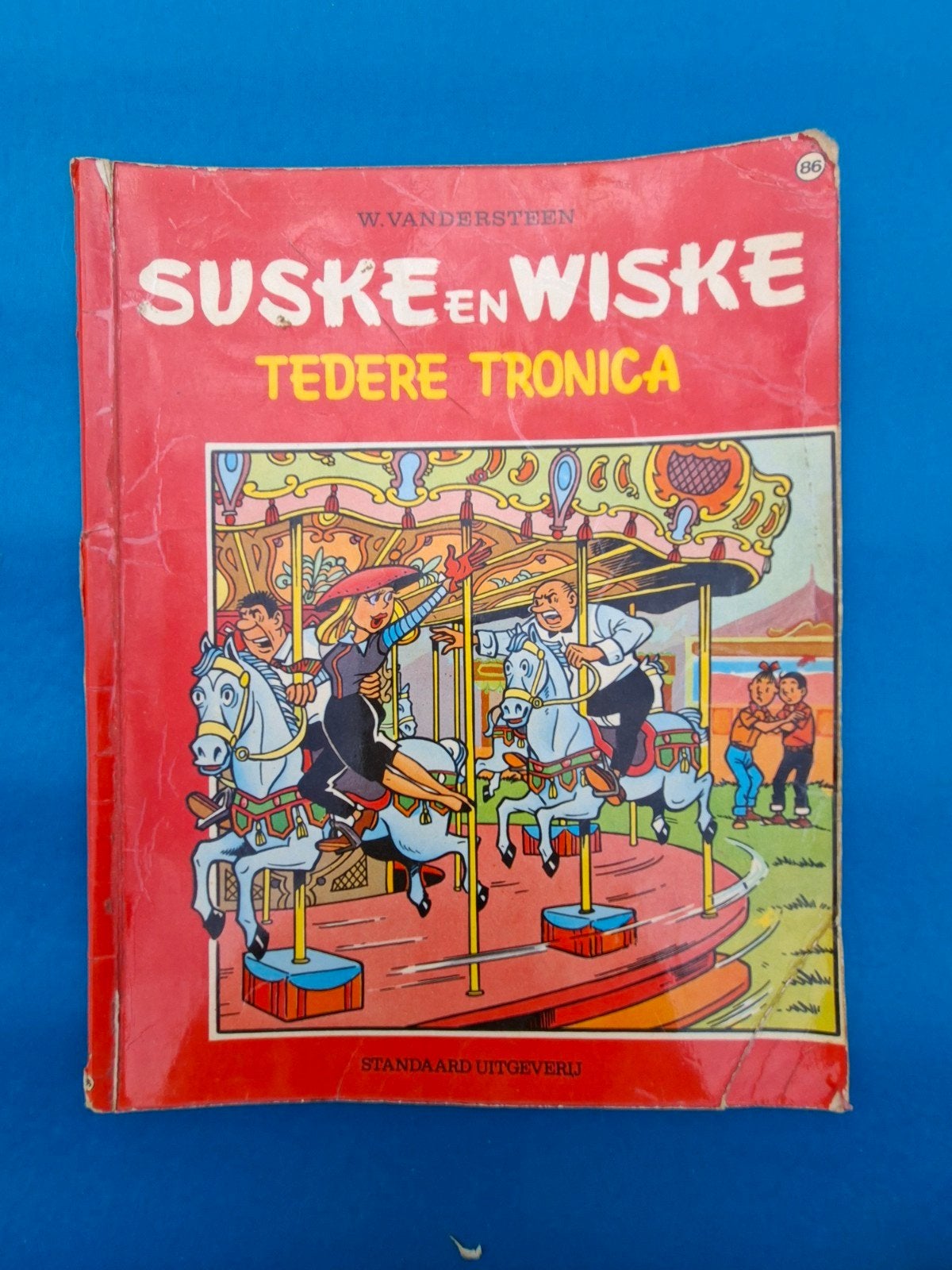 Eerste druk Suske en Wiske - Tedere Tronica (nr. 86), Eén stripboek, Ophalen of Verzenden, Gelezen