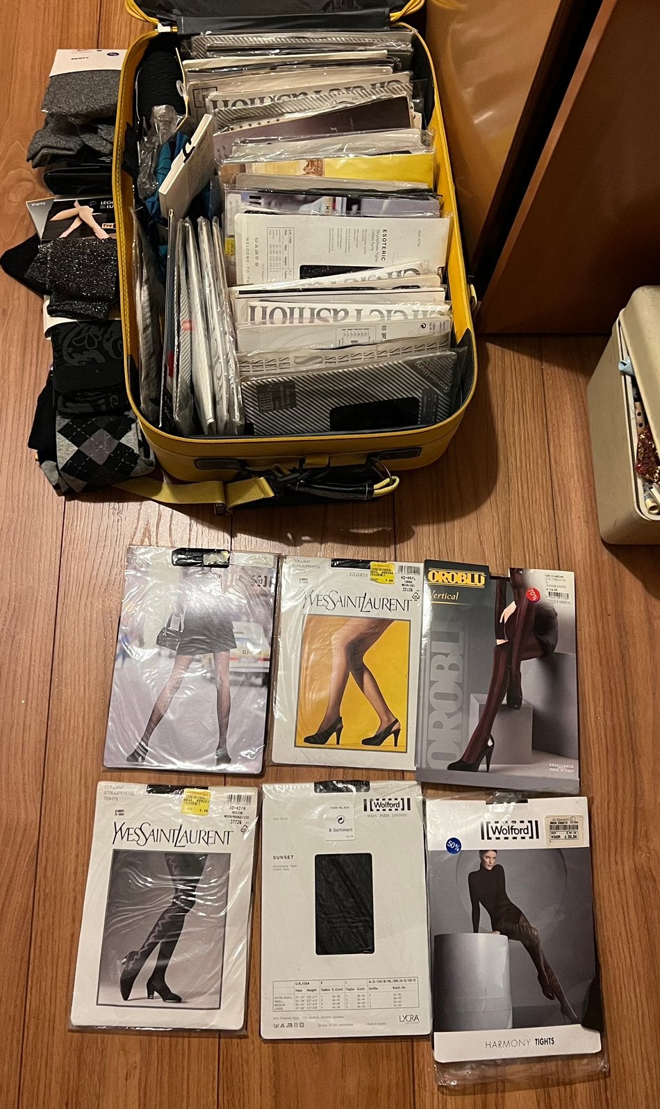 Verschillende soorten pantys maat L, Zwart, Nieuw, Maat 44/46 (L), Legging