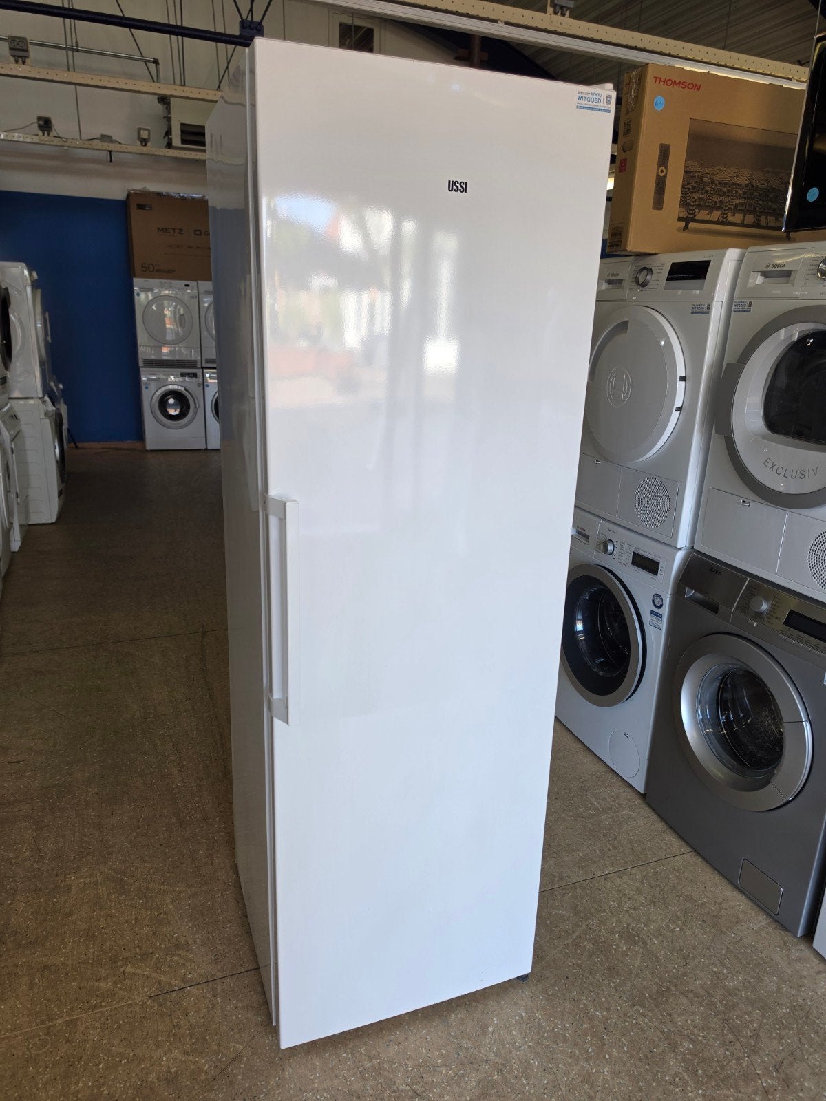 Zanussi XXL vrijstaande koelkast | 390 liter | Gratis thuis✅, Jirnsum, 200 liter of meer, 60 cm of meer, Met aparte vriezer
