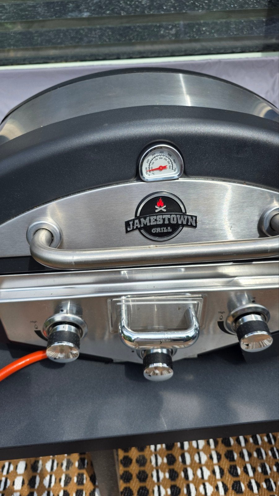 Jamestown Grill Gasbarbecue - Compact en Krachtig, Ophalen of Verzenden, Zo goed als nieuw, Jamestown Grill