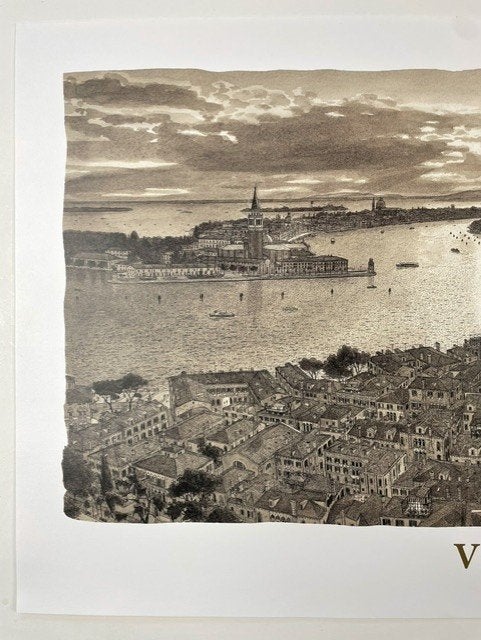poster Stefan Bleekrode VENICE CASTELLO 2020 copyright 2025, Ophalen of Verzenden, Zo goed als nieuw, Minder dan 50 cm, Foto of Poster