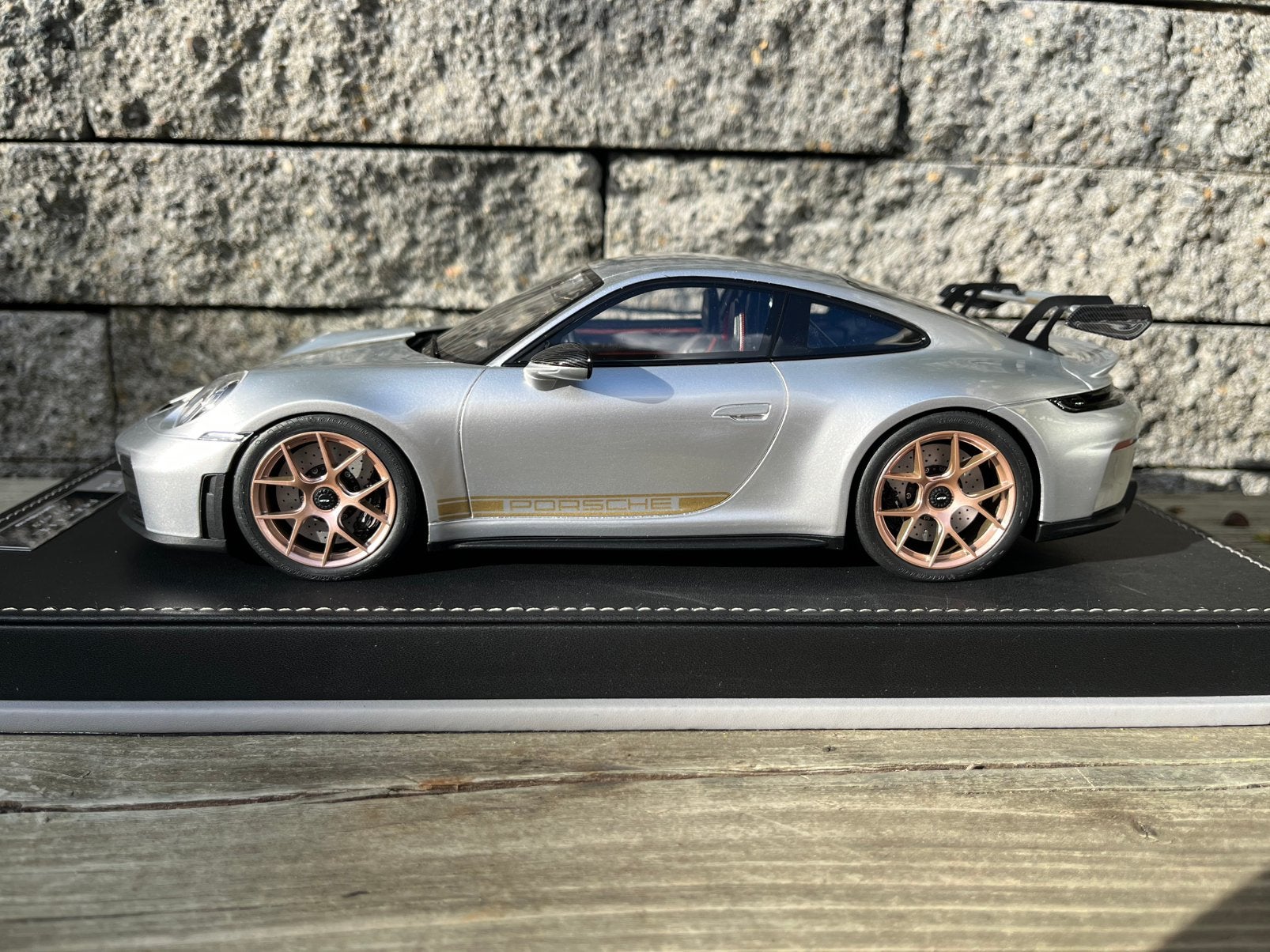 Porsche 911 (992) GT3 1/20 1:18 Ivy Merit Zilver, Ophalen of Verzenden, Nieuw, Auto, Overige merken