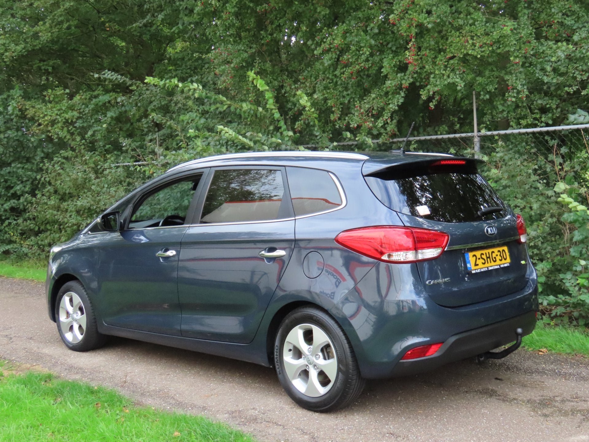 Kia Carens 1.6 GDi Business Pack 7p *Navi *Camera *Cruise *T, Auto's, Voorwielaandrijving, Gebruikt, 4 cilinders, Blauw