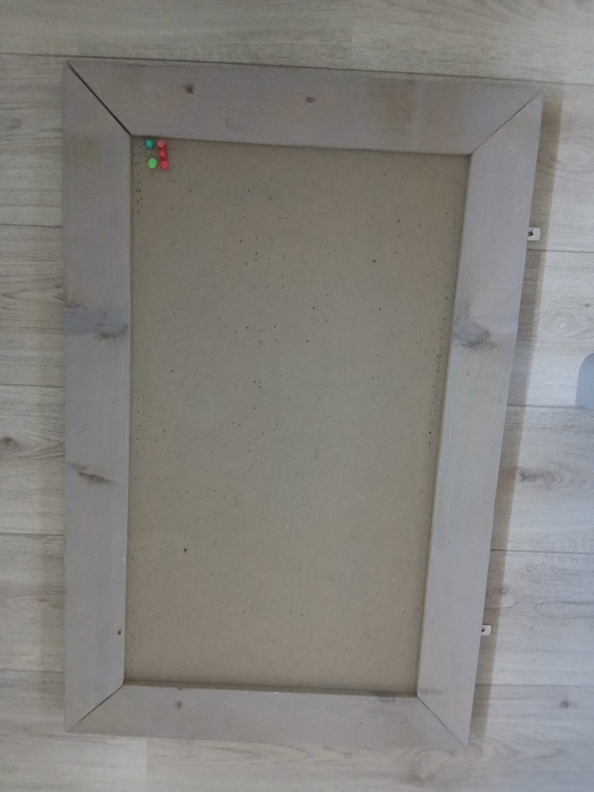 prikbord met steigerhouten lijst, Ophalen, Krijtbord